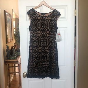 Black lace dress